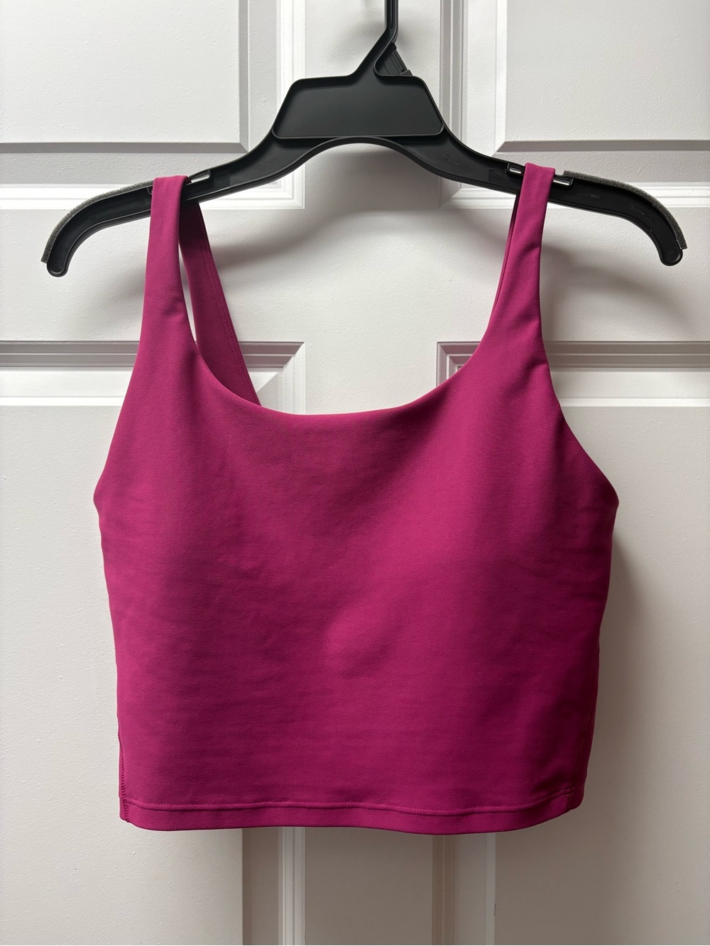 Old Navy Magenta Scoop Neck Cropped Tank Top Longline Sports Bra